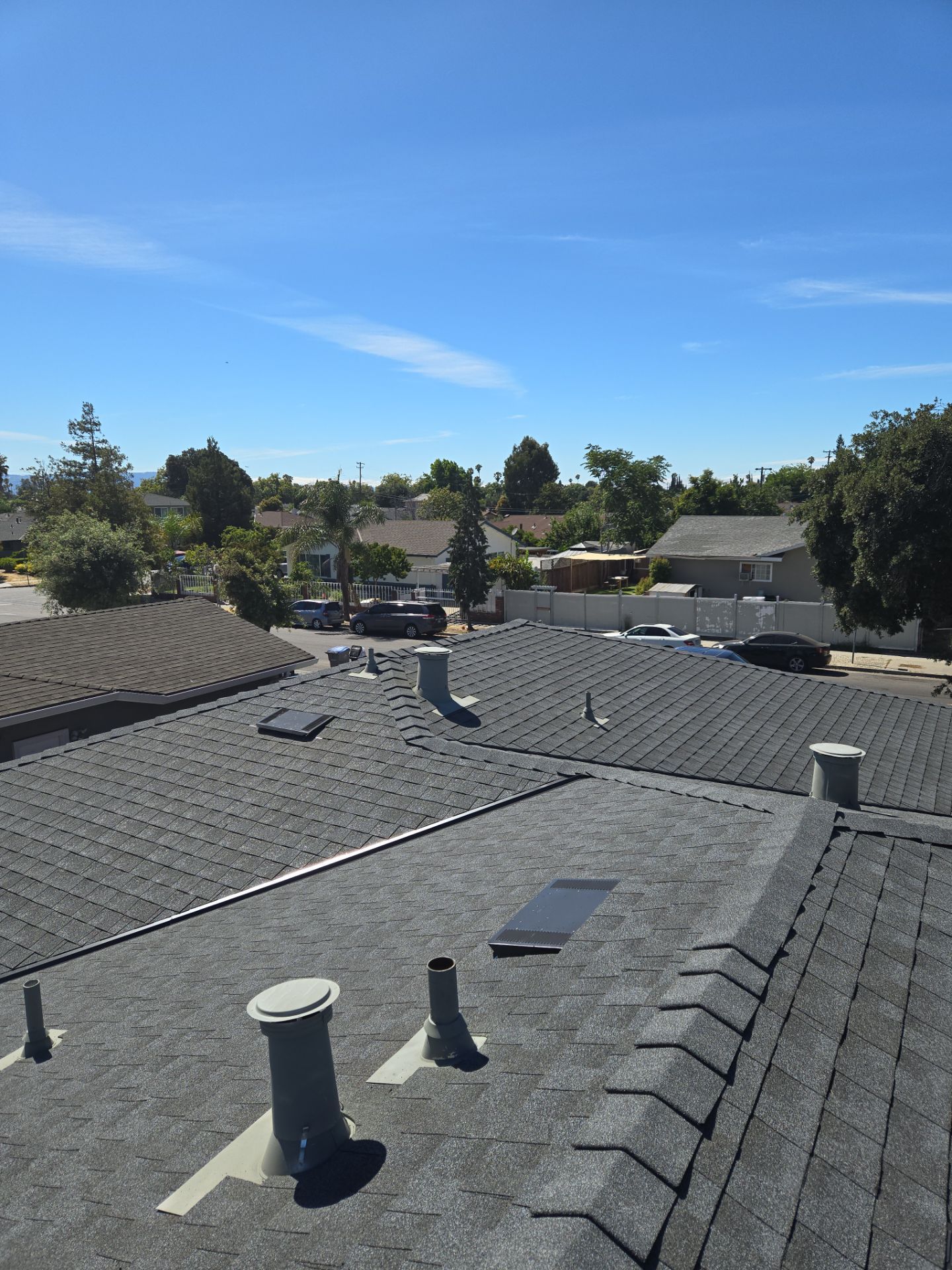 Completed Duration Cool shingle roof San Jose California